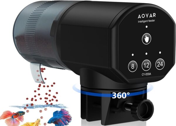 Aoyar Automatic Fish Feeder Dispenser for Aquariums